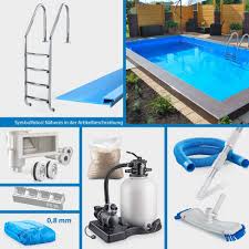 Poolsana Rechteckpool 6 00 X 3 00 X 1 50 M Pure Set Pool Styropor Pool Poolfolie