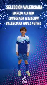 Marcos Alfaro ha sido convocado por la selección Valencia SUB12.