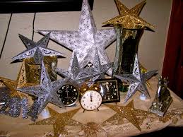 Pinterest Project Completed December 2013 New Years Eve Decor Dollar Tree Silver Gold New Years Eve Decorations Pinterest Projects New Years Decorations