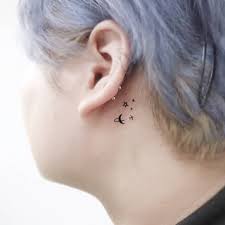 In many parts of the world, i believe here in thailand too, tattoos have certain meanings. Best Ear Tattoos To Get You Feeling Inspired Mini Tattooer Jane Air Tattoo Xdenyse And More Buro 24 7 Singapore