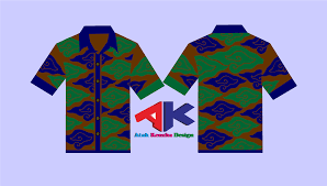 Tutorial corel draw x7 membuat baju untuk pemula. Design Baju Batik Motif Mega Mendung Hasil Design Dari Aplikasi Coreldraw