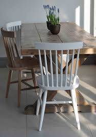 This item is for residential use only. Oxford Spindle Back Dining Chair In White Painted Or Natural Oak
