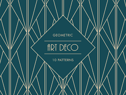 The art deco ethos diverged from the art nouveau and arts and crafts styles, which emphasized the uniqueness and originality of handmade objects and featured stylized, organic forms. Free Download Art Deco Geometric Patterns On Behance