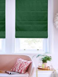 Blackout roman shades offer cordless design providing privacy and nearly total protection from the sun. Hampton Hunter Blackout Roman Blind