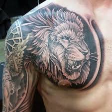 Top 73 Lion Chest Tattoo Ideas 2021 Inspiration Guide Lion Chest Tattoo Lion Tattoo Sleeves Mens Lion Tattoo