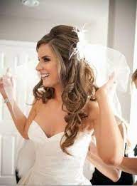 Love This Hair Style Wedding Hairstyles Bridal Hair Half Up With Veil Bridal Hair Half Up