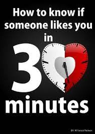 If they're a natural flirt you know the type: How To Know If Someone Likes You In 30 Minutes By M Farouk Radwan