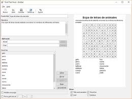 Check spelling or type a new query. Crear Sopas De Letras Imprimibles Con Un Genial Software Gratuito