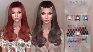 Roli Cannoli Cc Findz Corner Antosims N A D I A H Hairstyle D O W N L O A D In 2021 Sims Hair Sims 4 Body Mods Sims 4