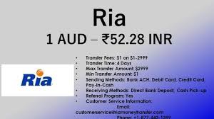 Ria Aud To Inr In 2020 Money Transfer Referral Program Send Money