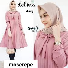 Model baju kerja wanita modis. Atasan Baju Tunik Hijab Wanita Model Kerah Pita Modis Update T01 Shopee Indonesia