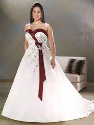 White Ivory Burgundy Purple Blue Wedding Dress Bridal Gown Plus Size 18 28 Lot Ebay Red Wedding Dresses Plus Size Wedding Gowns Burgundy Wedding Dress