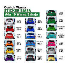 Siapakah sosok wanita tercantik di dunia saat ini? Sticker Kereta Sticker Belakang Perodua Myvi Ezi Custom Warna Dan No Plat Shopee Malaysia