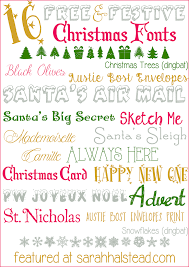 Looking for greeting card fonts? Free Christmas Fonts Download Sarah Halstead Blog