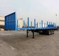 40ft 3 Axles Flatbed Semi Trailer with Removeable Side ...