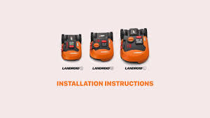Landroid 2019 Robot Mower Installation Instructions Uk Worx Europe Com Youtube