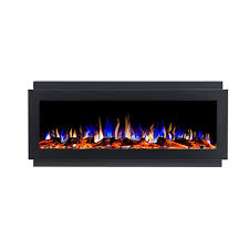 Modern wall inserts (162) modern wall mounts (69) sale! Flamehaus Electric Led Fireplace Insert 50 Black Fh 50bif Clr Rona