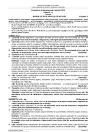 6 aprilie 202125 mai 2021 mirela roşioru 2021, antrenament, bac, istorie, rezolvare, rezolvare integrală, test antrenament, testul 1. Baremul De Corectare De La Proba De Istorie Din Cadrul Sesiunii De ToamnÄƒ A Examenului De Bacalaureat 2020 Edupedu Ro