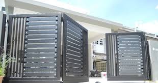 Gallery Trackless And Folding Gates Images Elite Gates House Gate Design Front Gate Design Entrance Gates Design