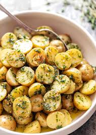 Keep the peels for roasting. Garlic Browned Butter Baby Potatoes Recipe How To Cook Baby Potatoes Eatwell101
