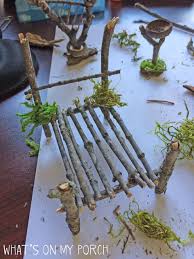 Recycle a mint tin into a fairy bed. My Porch Prints Fairy Furniture Fairy Garden Crafts Fairy Garden Furniture