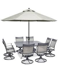 See more ideas about furniture, kitchen table redo, oak table and chairs. Furniture Vintage Ii Outdoor Aluminum 9 Pc Dining Set 64 Square Dining Table 8 Swivel Rockers Created For Macy S Reviews Furniture Macy S