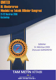 III.Uluslararası Mesleki ve Teknik Bilimler Kongresi