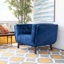 Shop our accent chair mid century selection from top sellers and makers around the world. Mid Century Modern Allen Blue Velvet Accent Chair Ash4901