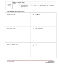 Soalan Latihan Matematik Tingkatan 1 Nainstle