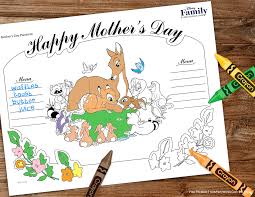 Here's another simple happy birthday mom coloring page. Mother S Day