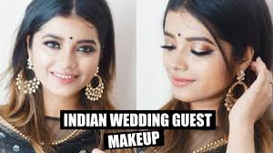All three makeup artists suggest when applying makeup for a wedding, keep in mind that the makeup shouldn't stop at your face. Gold Indian Wedding Guest Makeup With One Special Trick Youtube