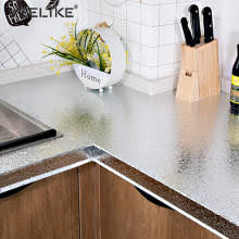 Backsplashes guard your walls against kitchen messes. 3m 5m Aluminum Foil Oil Proof Waterproof Wallpaper Kitchen Backsplash Desktop Home Decor Sticker Pvc Self Adhesive Contact Paper Buy Cheap In An Online Store With Delivery Price Comparison Specifications Photos And