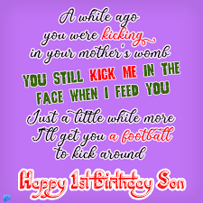 300 1st birthday wishes and quotes for baby boy 1 st birthday wishes for baby boy from father dad. Happy 1st Birthday Wishes For One Year Old Baby