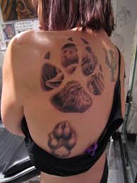 When you can't find a drawing you like for a paw print. Wolf Tattoo Paw Ideas Flawssy