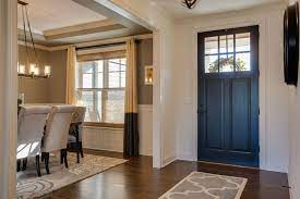 The sensible thing to do would be to replace it with the same kind, but that would be far too easy. Foyer Front Door Opening Into Dining Room Farinelli Construction Home Dining Room Combo Front Door Opens Into Dining Room Open Dining Room