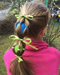 It's extremely mainstream to make ombre in a chevron. 25 Cute Easter Hairstyles For Kids Which Are Insanely Easy Effortless Egg Citing In 2021 Easter Hairstyles Kids Hairstyles Hair Styles