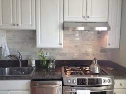 Modern Twist On A Classic Kitchen Backsplash Stone Backsplash Kitchen Classic Kitchens Trendy Kitchen