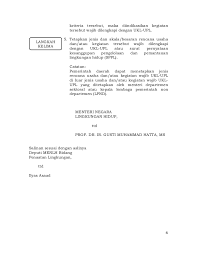 Jenis dokumen apa yang harus dimiliki oleh suatu usaha dan/atau kegiatan ditentukan dengan. Permeneg Lingkungan Hidup No 13 Tahun 2010 Tentang Upaya Pengelolaan
