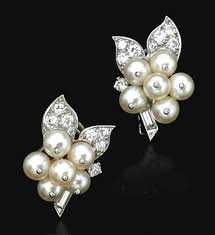 Lot Sotheby S Pearl And Diamond Earrings Precious Gemstones Jewelry Gold Jewelry Fashion