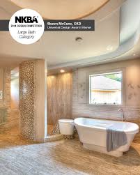 When walking into the new kitchen or bathroom created by karin ross designs, your eye will be pleasantly surprised at. 2014 Nkba Design Competition Winner Universal Design Graceful Appeal With A Purpose Designed By Shawn Mc Bath Design Kitchen And Bath Design Bathroom Trends
