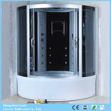 Elegant shower design with glass shower enclosures by jacuzzi. China Hot Selling Bathroom Computer Controlled Corner Jacuzzi Massage Steam Shower Room Lts 8150 Photos Pictures Made In China Com