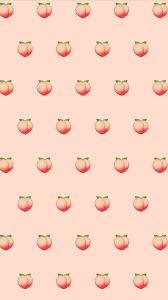 Peaches Discovered By Kivvi On We Heart It Peach Wallpaper Cute Emoji Wallpaper Emoji Wallpaper