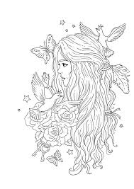 41 Desenhos De Meninas Para Colorir Amor De Papeis
