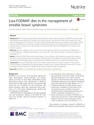 Pdf Low Fodmap Diet In The Management Of Irritable Bowel