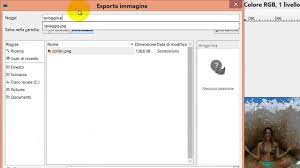 As png format supports transparency, you can easily make any color in your jpeg image transparent. Convertire Immagini In E Da Jpg Png Bmp Tiff Gif E Pdf Con Gimp Youtube