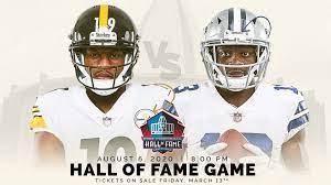 Let's look at this matchup from their view as they enter. Dallas Cowboys Pittsburgh Steelers To Play In 2020 Hof Game On Thursday Aug 6 Pro Football Hall Of Fame Official Site