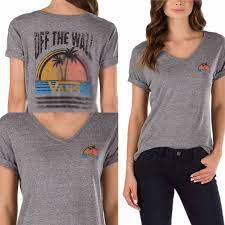 van women into the sunst v領t shirt 價錢hkd 228 顏色 灰色尺寸 xssm lxl 特點vanst卹是50滌綸38棉穿著更佳舒適且使用進口材料製成