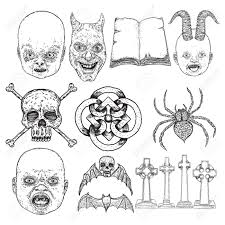 You don't say automobull. same root word/idea. Alchemy Symbol Elements Set Baby Demon With Horns Devil Spell Royalty Free Cliparts Vectors And Stock Illustration Image 141050302