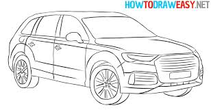 Download or print easily the design of your choice with a single click. How To Draw An Audi Q7 How To Draw Easy
