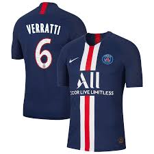Marco Verratti 6 Paris Saint Germain 19 2020 Home Jersey Navy Paris Saint Germain Track Suit Men Jersey Shirt